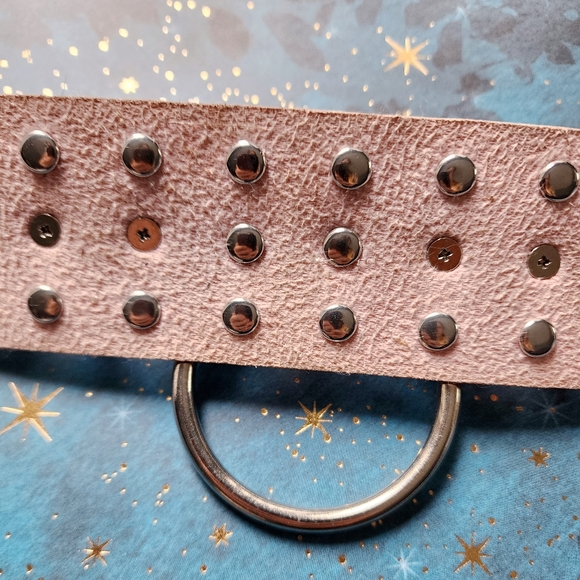 Super Cute Pink Choker With O Ring - Picture 3 of 4